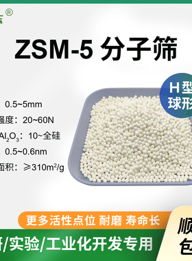 球形H-ZSM-5分子筛100g 氢型hzsm5分子筛 高硅HZSM-5分子筛催化剂