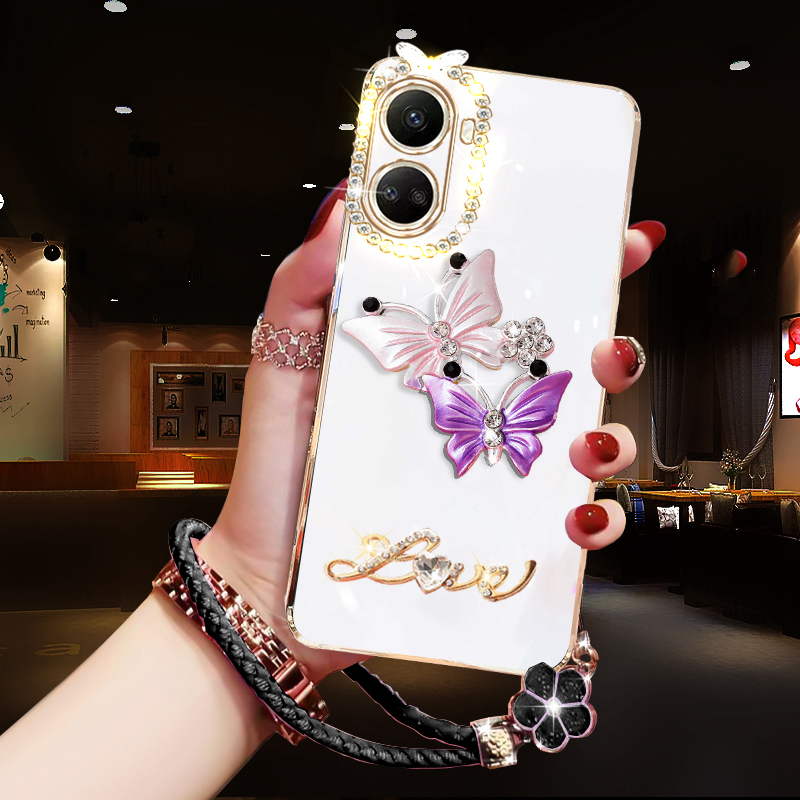 华为nova10SE硅胶时尚镶钻保护套