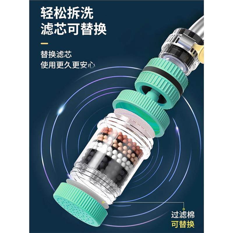 水头过滤器龙家用自来水净化器通厨VMT房头滤嘴延龙伸防溅净用水