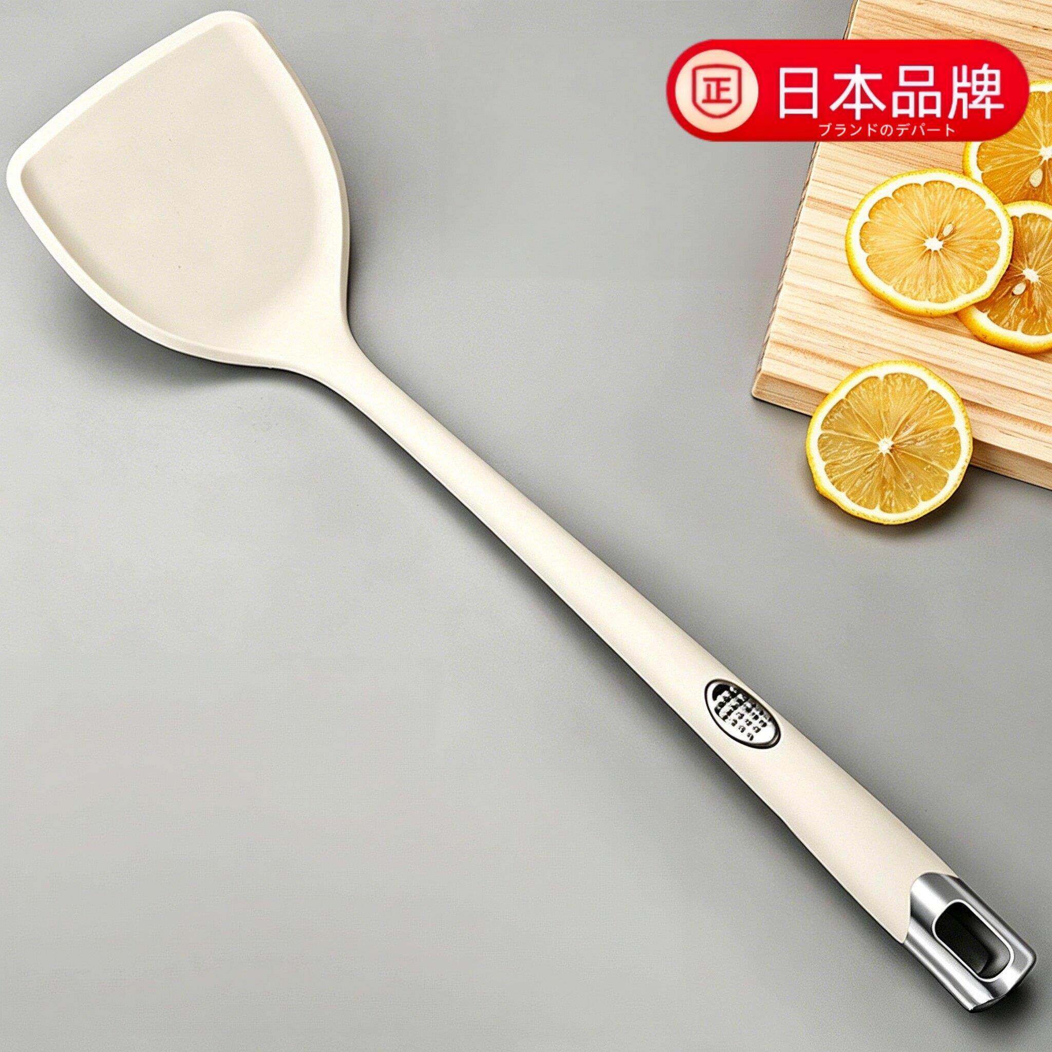 日本进口硅胶锅铲家用食品级耐高温硅胶铲加厚不粘锅专用炒菜铲子