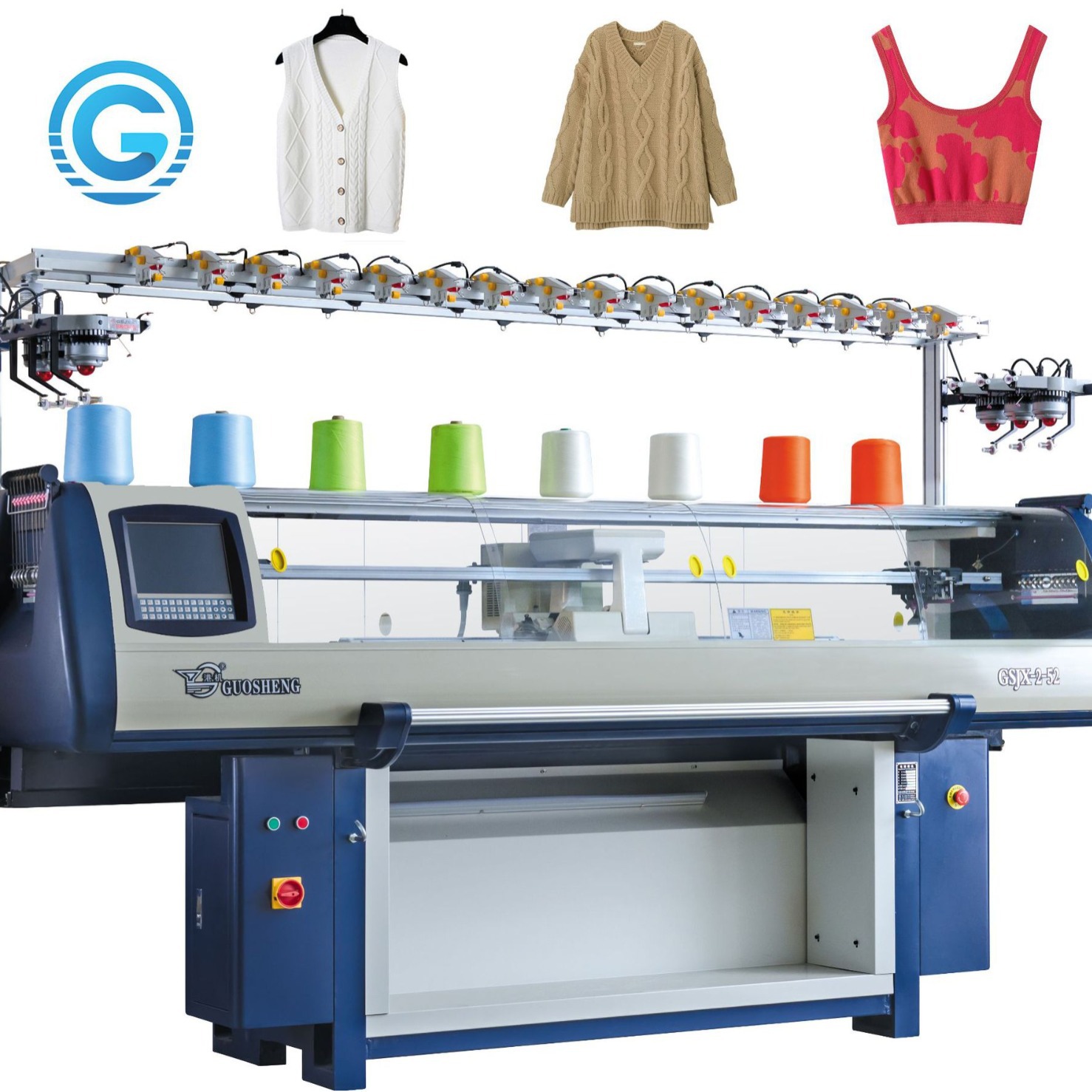 全自动电脑横机全自动毛衣机编织机织毛衣围巾帽子针织机电脑横机