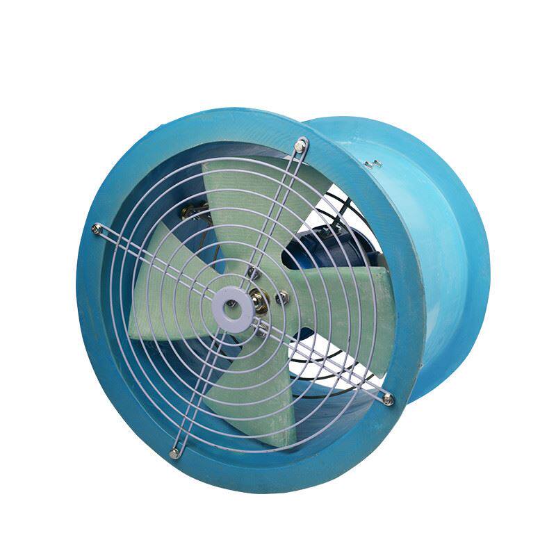管道式防爆隔爆型轴流风机fbt35-11-6.3#防爆玻璃钢轴流风机1.5kw