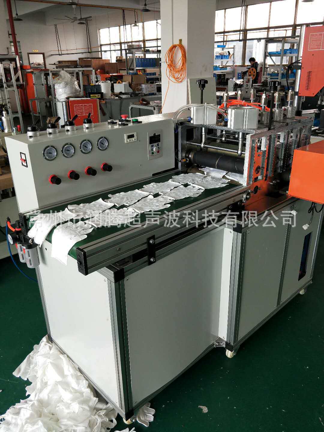 厂家直销全自动手套机适合拉架布尼龙布汗布棉毛布螺纹布手套机