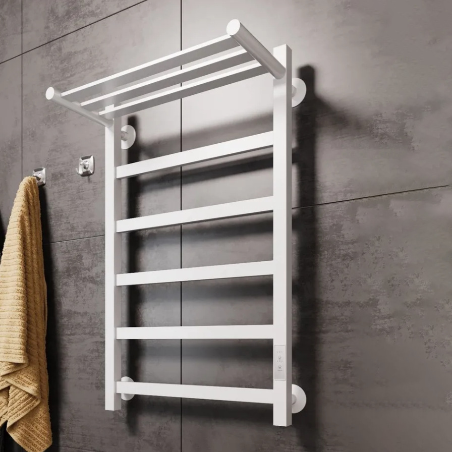 太空铝电热毛巾架智能卫生间浴室加热烘干毛巾家用置物架毛巾架