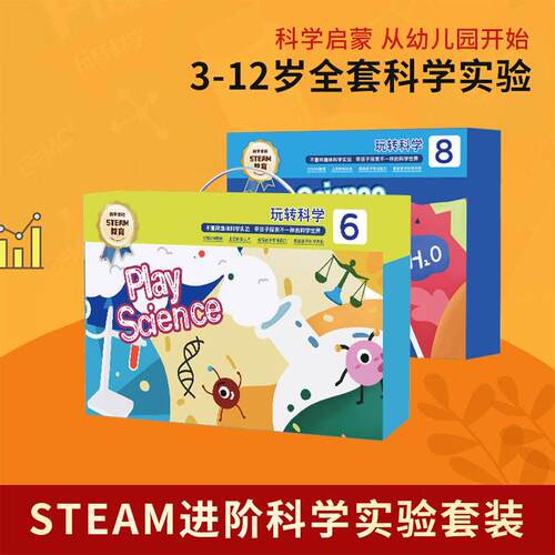【STEM科学玩具】科学小实验套装幼儿园小学生化学物理启蒙ZF