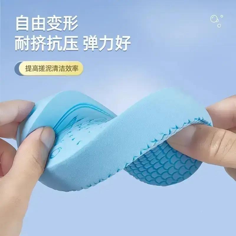 搓澡宝婴儿家宝痛用NPQ灰棉不伤皮搓肤无搓澡巾搓泥洗澡海绵