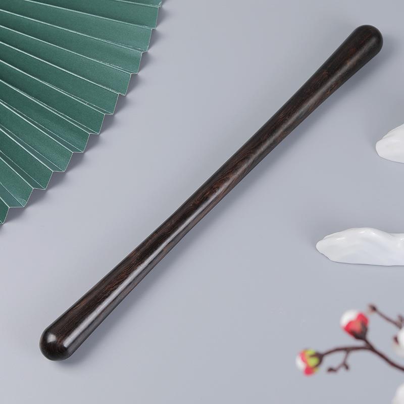 紫光檀木筋骨棒实木敲打按摩棒大头拍打棍短棍子擀筋棒敲背锤敲