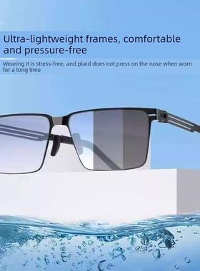 德国精工5D眼镜点击率紫外线感光变色太阳镜户外护目钓鱼车载墨镜