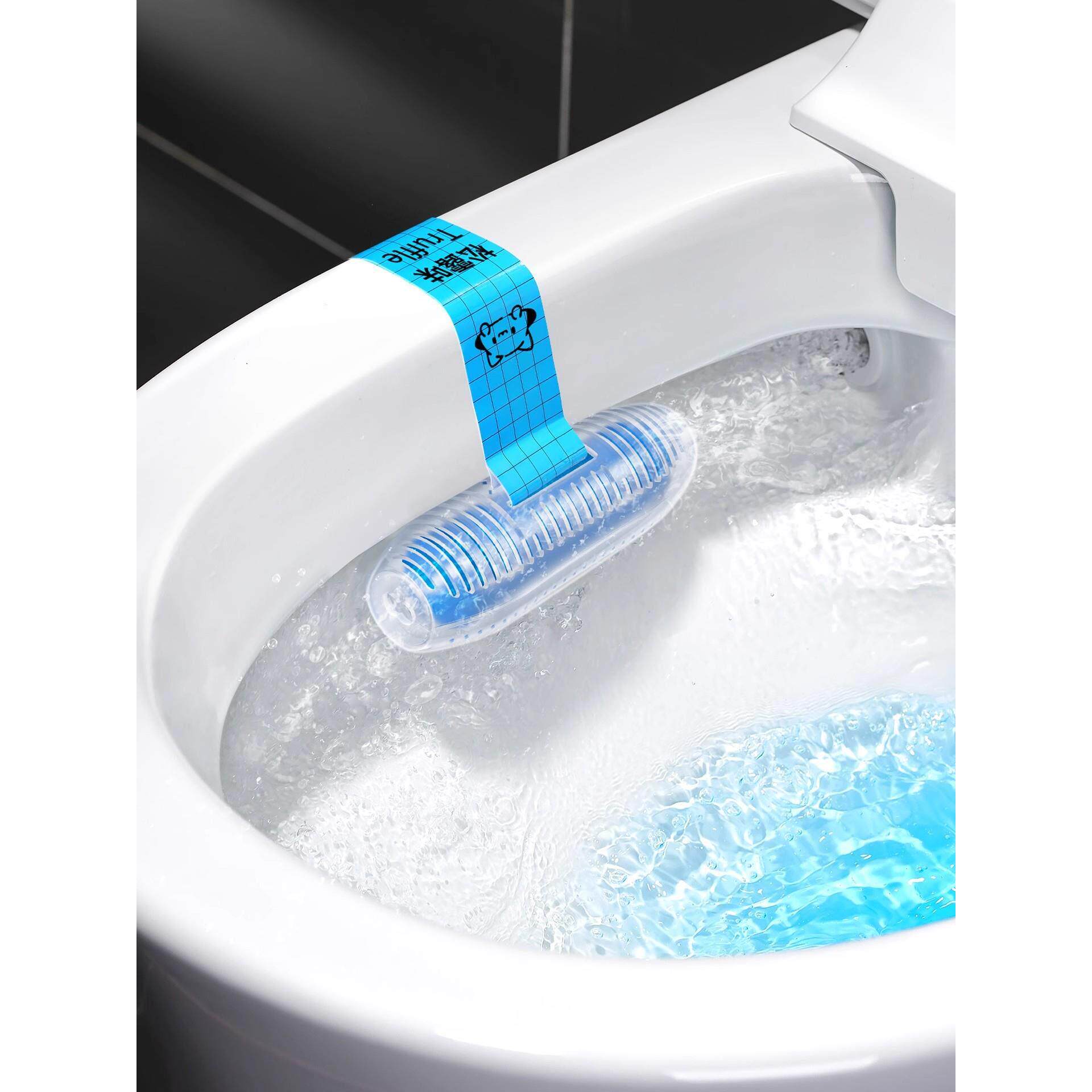 日本智能马桶清洁剂无水箱专用清洗剂自动蓝泡泡除臭去异味洁厕宝