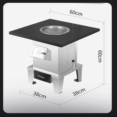 促新柴火灶农村柴火灶采暖炉烧木柴家用柴火炉室内柴煤取暖炉烤火