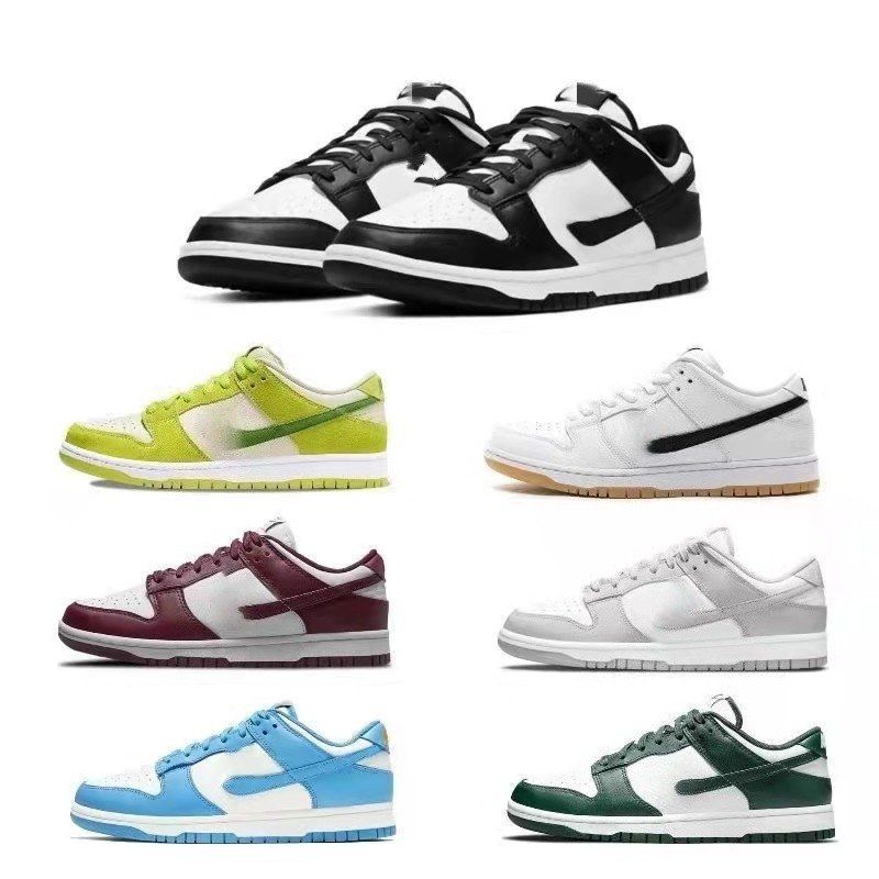 莆田鞋跨境dunk黑白熊猫sb低帮板鞋男女休闲鞋北卡蓝情人节运动鞋