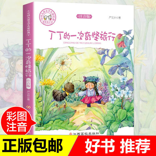 丁丁的一次奇怪旅行书注音版小学一二三四年级课外书阅读带拼音彩图名家经典儿童文学6-12岁课外阅读书籍 学校指定版