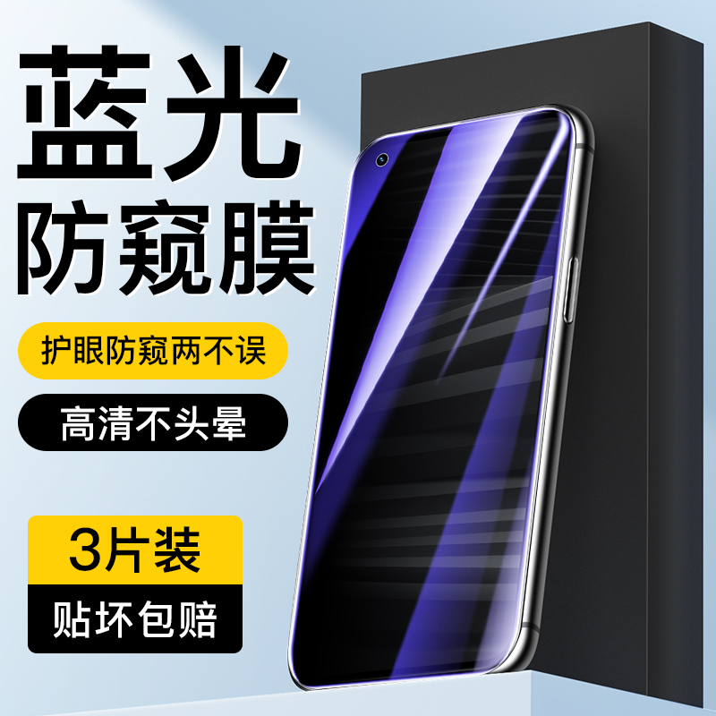 适用于RealmeGT2Pro蓝光防窥膜