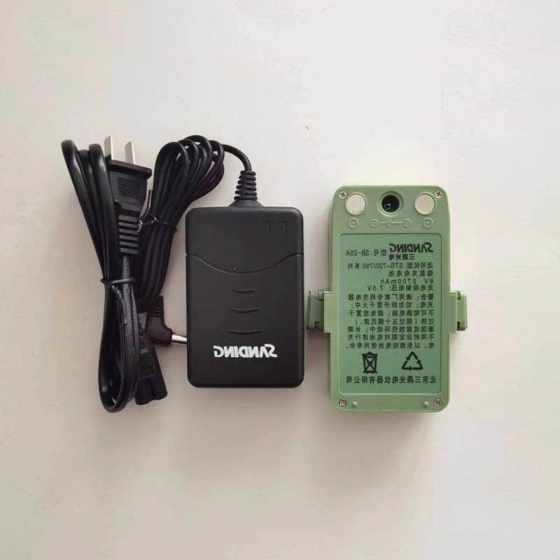 三鼎STS-752全站仪SB-25A电池6V2700毫安SC20充电器数据线STS-722