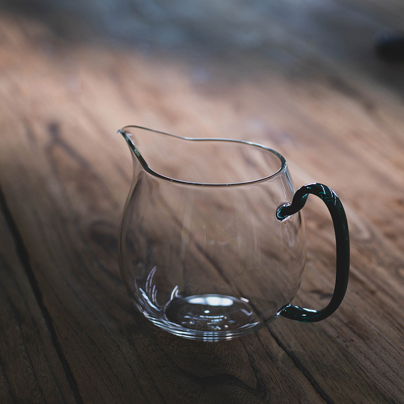 高档玻璃公道杯茶海加厚耐热茶漏