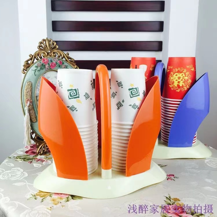 取杯器取杯架饮水机一次性水杯塑料杯纸杯架杯子架创意家居包邮