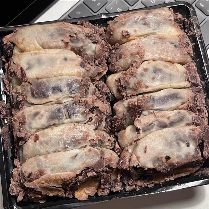 鞍山老太太红豆饼老式手工红豆饼纸皮红豆饼软皮豆沙饼手工糕点