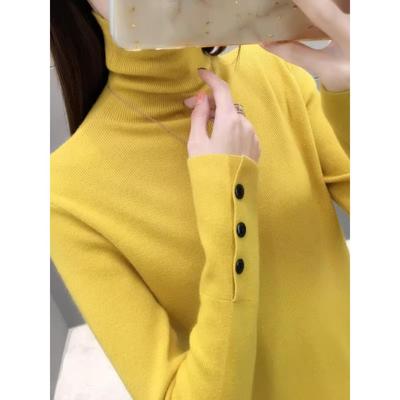 高领打底衫女2025新款秋冬内搭可外穿修身加厚黑色毛衣针织衫上衣