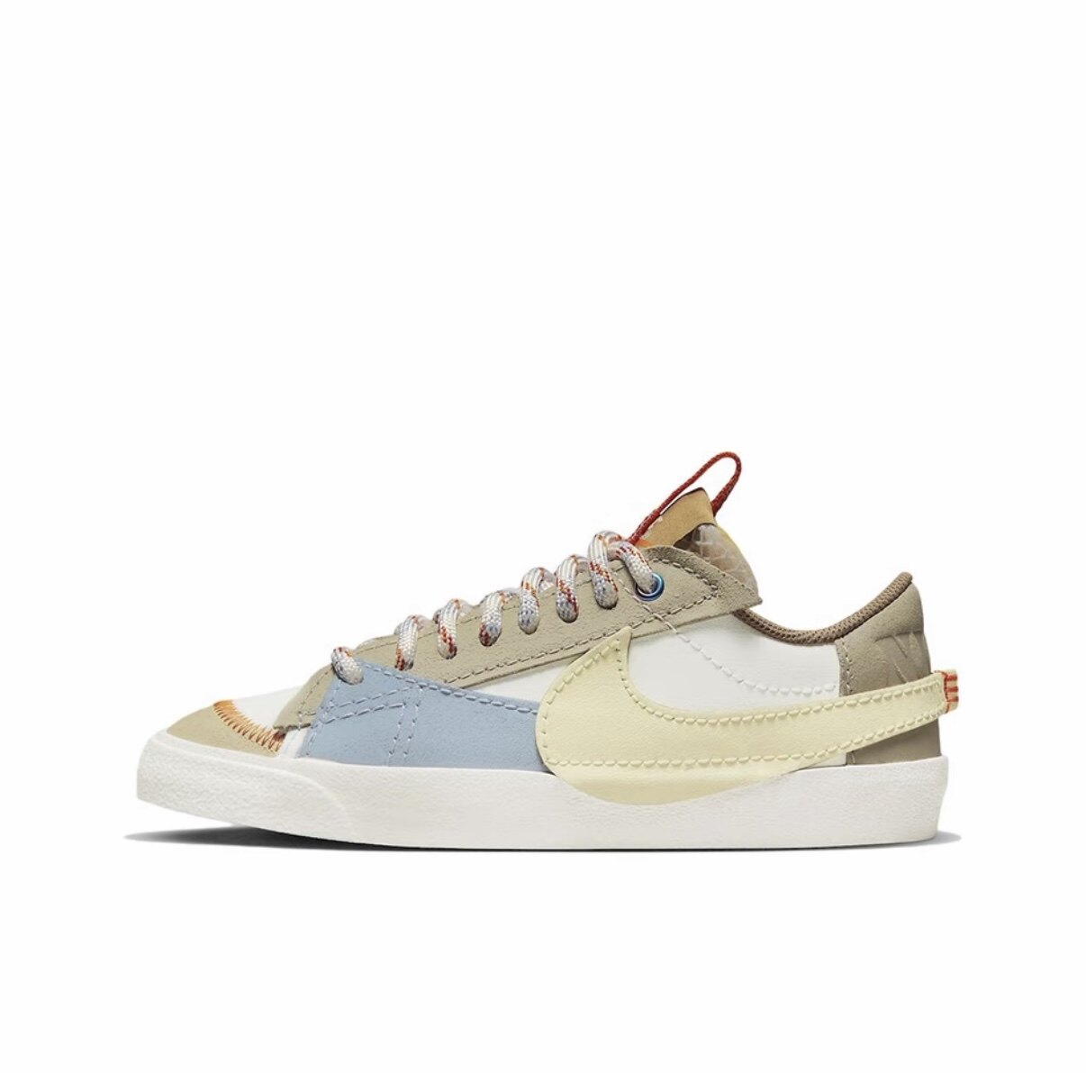 Nike Blazer 板鞋 经典复古防滑舒适百搭 白色/棕色/绿色 1