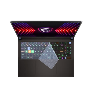 适用2025款微星泰坦17键盘膜泰坦18按键尘垫泰坦16电脑凹凸键位硅胶保护套GE78笔记本屏幕膜GE68HX钢化贴膜