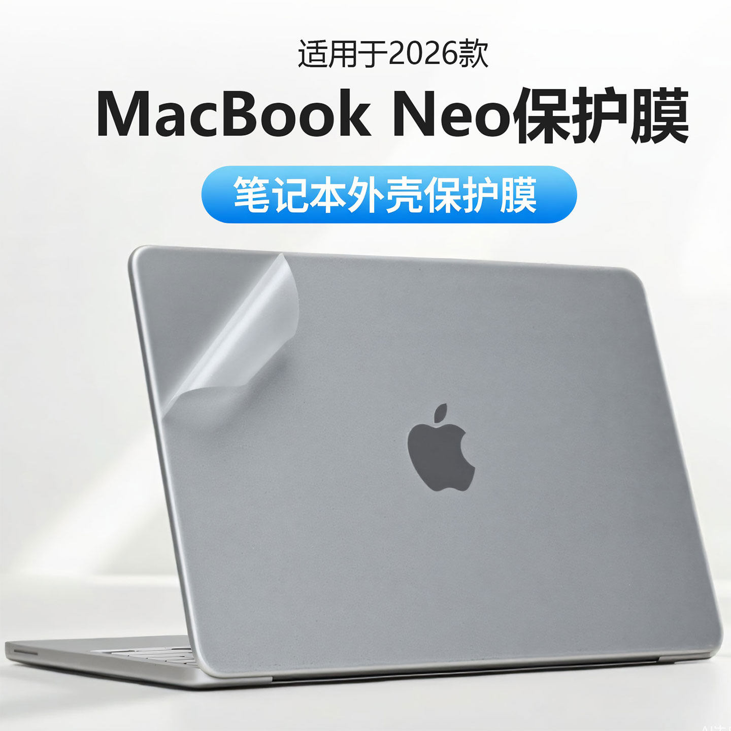 适用2026款苹果MacBookNeo外壳保护膜A3404电脑贴纸macbookAir13英寸M5机身贴膜透明防刮保护套air15笔记本膜