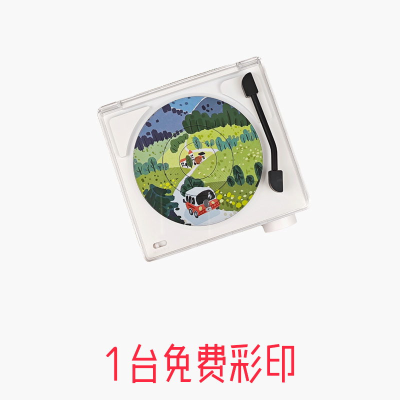 八音盒蓝牙小音箱复古黑胶唱片X11原子闹钟文创定制公司logo刻字