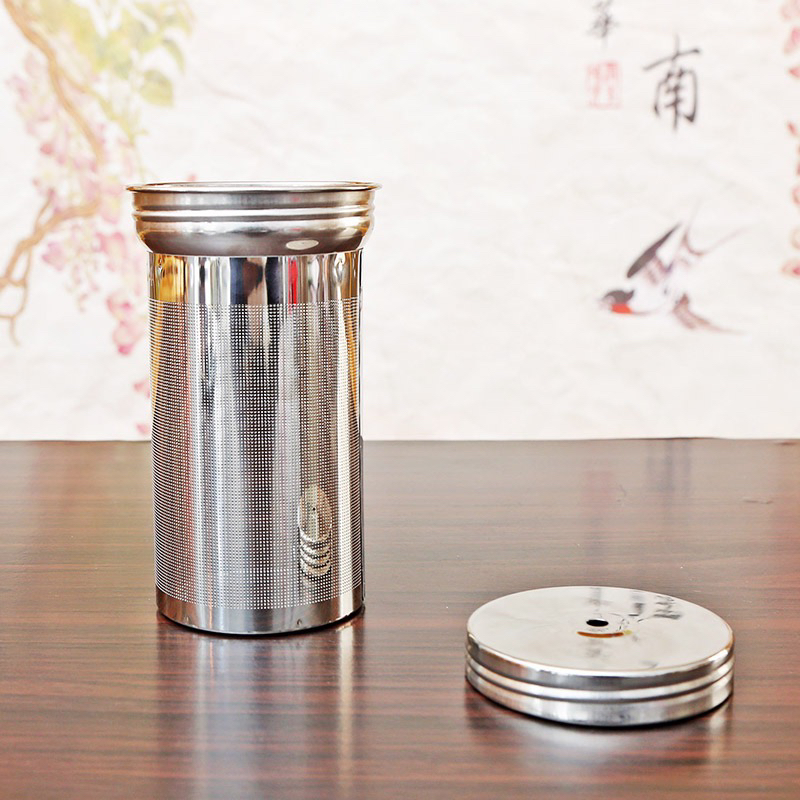 养生壶配件滤网通用304不锈钢滤网茶叶花茶中药茶漏过滤桶