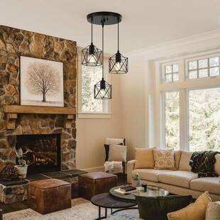 美式餐厅吊灯三头现啡代简约工业风过道厅吧台餐灯厅创意高鑫照明