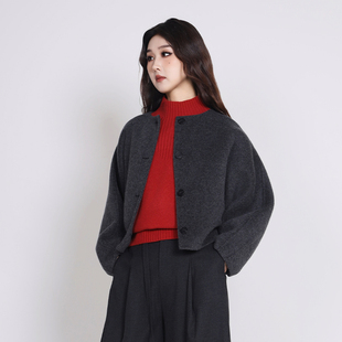 毛呢大衣短款 Jane 新款 简表达25年冬季 DDY51001 express