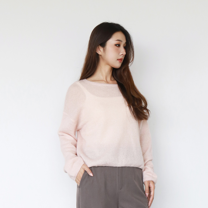 简表达25年秋季新款圆领针织衫