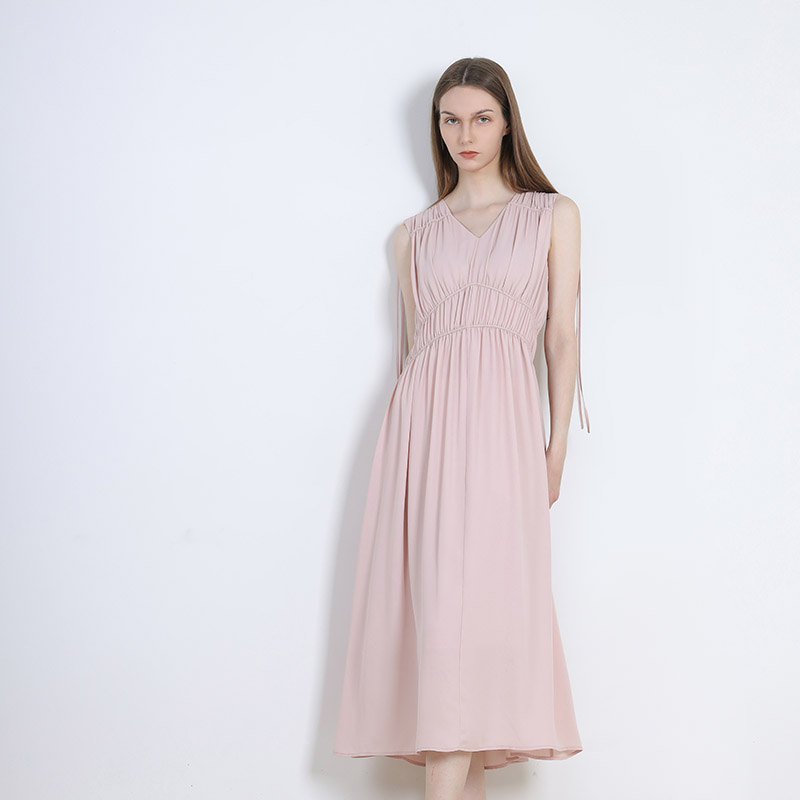 25夏新品连衣裙无袖长裙时尚女