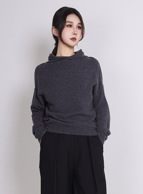 Jane express/简表达25年冬季新款长袖简约毛针织衫毛衫DMS51003