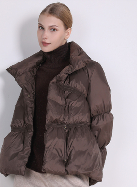 Jane express/简表达90%充绒量女士小高领羽绒服外套上衣DYR41001