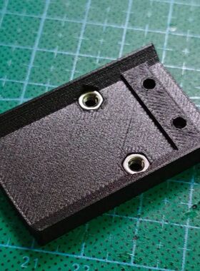 OY格洛克G17专用改装OBJK零件配件RMR转换瞄准底座底板转接器TTI