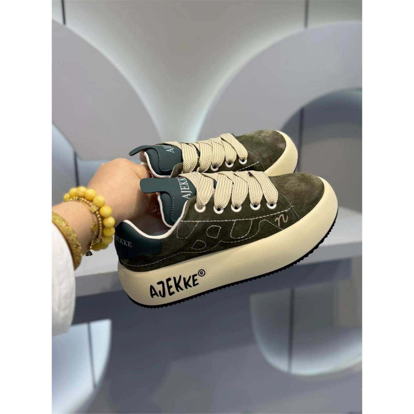 男鞋冬季2025新款厚底增高运动休闲鞋加绒保暖百搭时尚真皮老爹鞋,流行男鞋,老爹鞋,淘宝优惠券,粉丝福利购,淘宝优惠卷