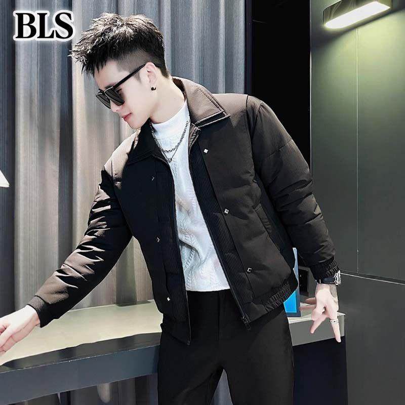 高端加厚羽绒服男装冬季2025新款爆款痞帅加厚保暖棉衣服男士外套
