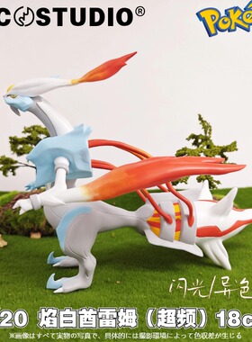 PCC宝可梦立体图鉴补全 暗黑焰白酋雷姆神奇宝贝口袋妖怪卡通手办