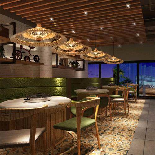 中式仿古实木吊灯创意中国风古典雨伞灯餐厅酒楼茶楼复古木艺吊灯,家装灯饰光源,客厅吊灯,淘宝优惠券,粉丝福利购,淘宝优惠卷