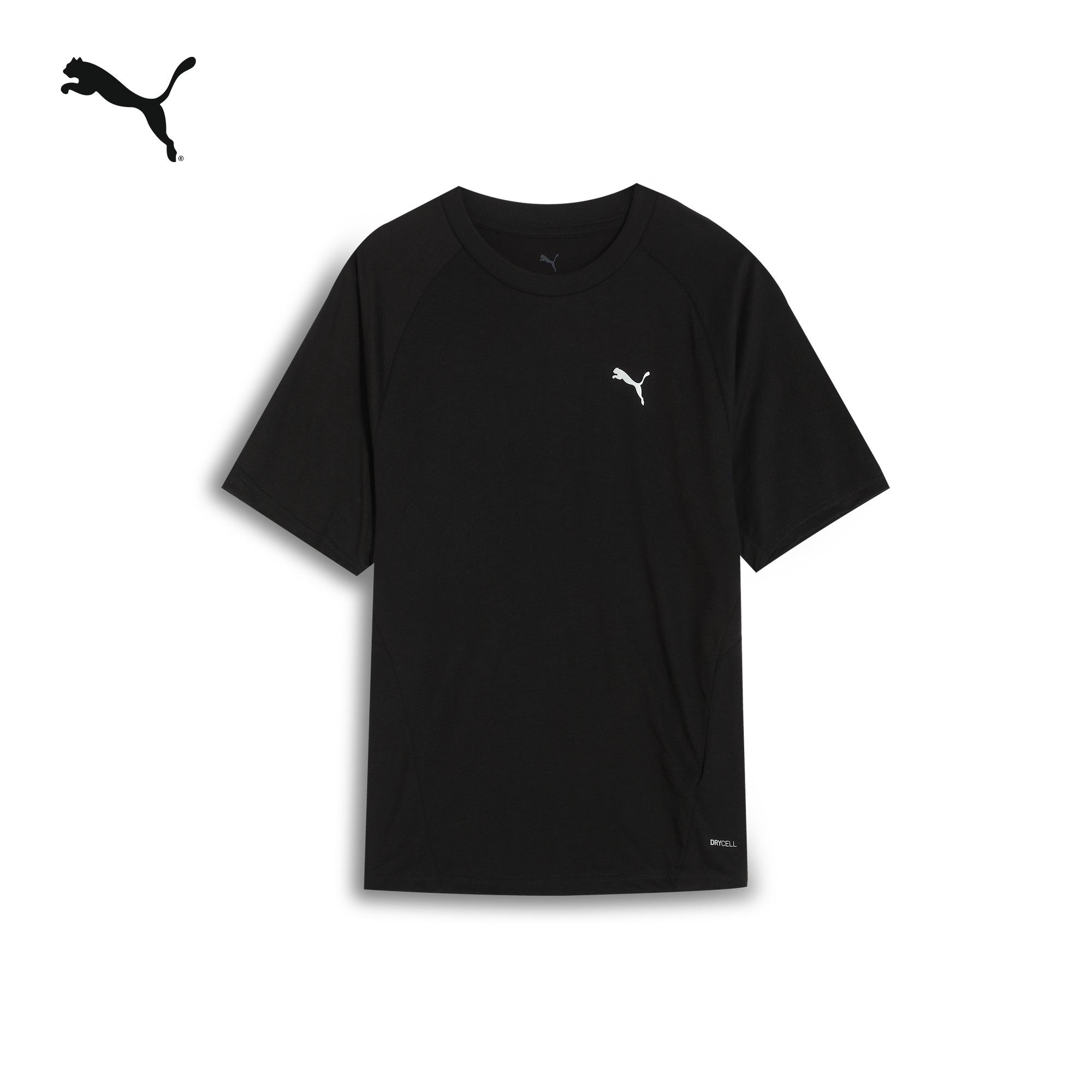 PUMA彪马男子运动休闲吸湿速干修身短袖T恤 EVOSTRIPE TEE 687588