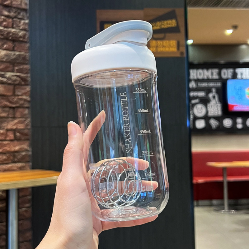 运动水杯女生颜值新款随手便携上学专用大容量刻度塑料杯简约杯子,餐饮具,随手杯,淘宝优惠券,粉丝福利购,淘宝优惠卷