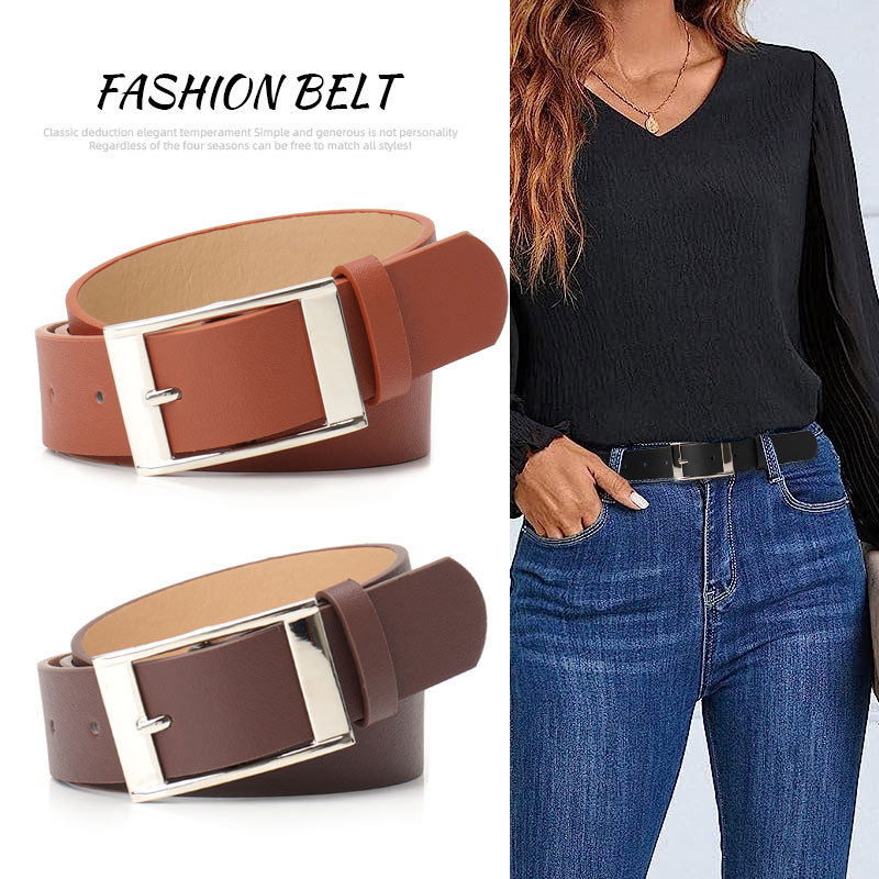 New versatile fashionable simple and casual waist belt woman