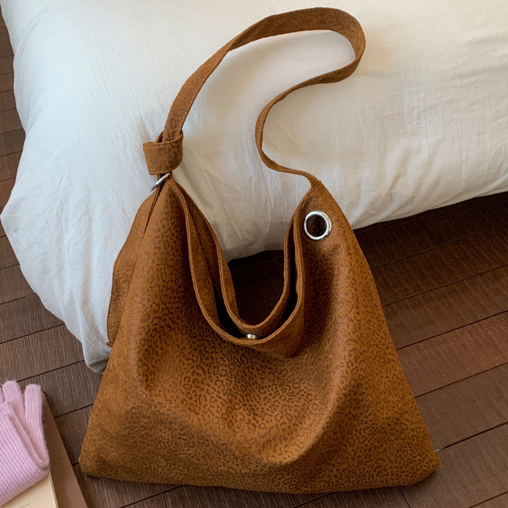 高级感复古大容量子母包2025新款