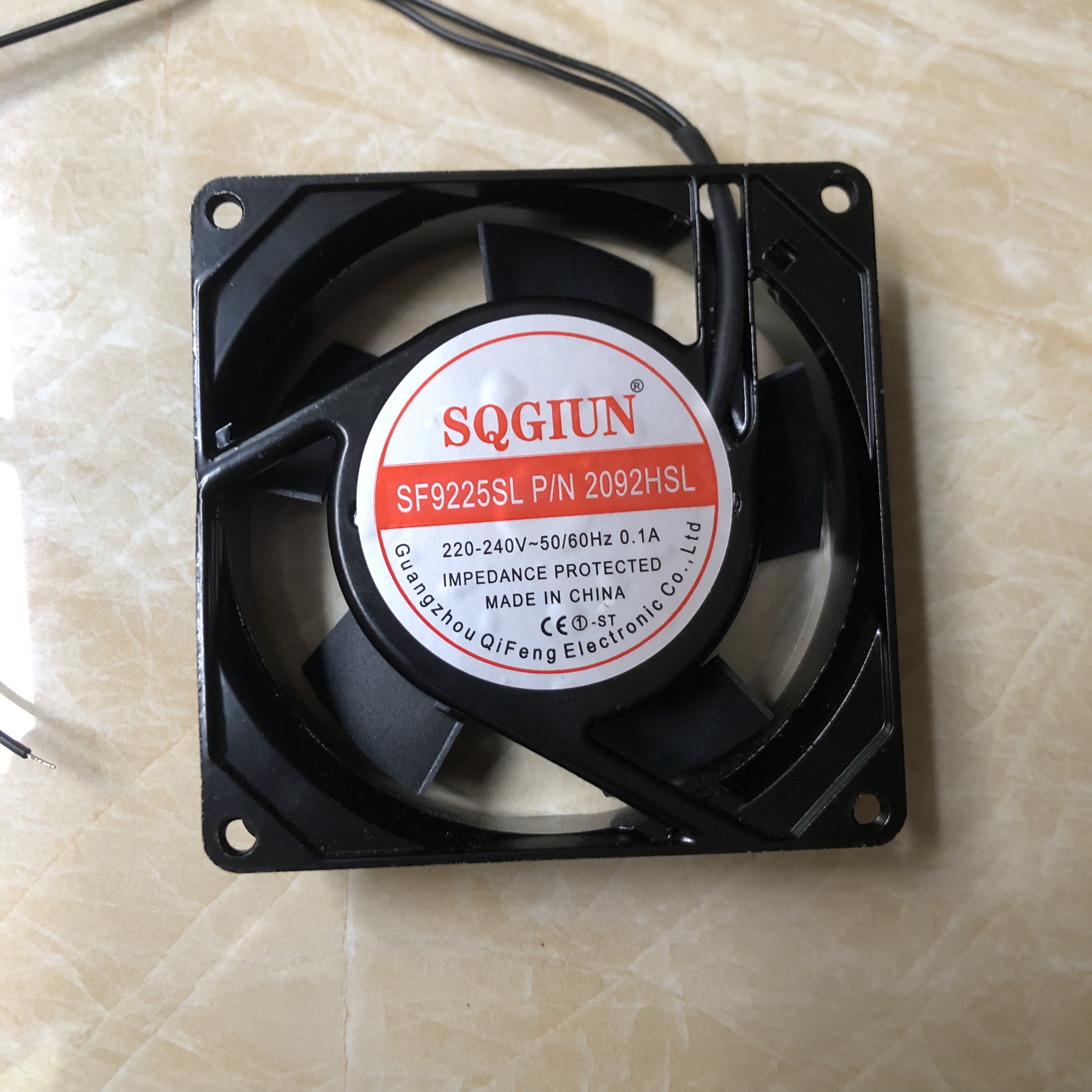 9225机箱排气风扇9厘米轴流风机