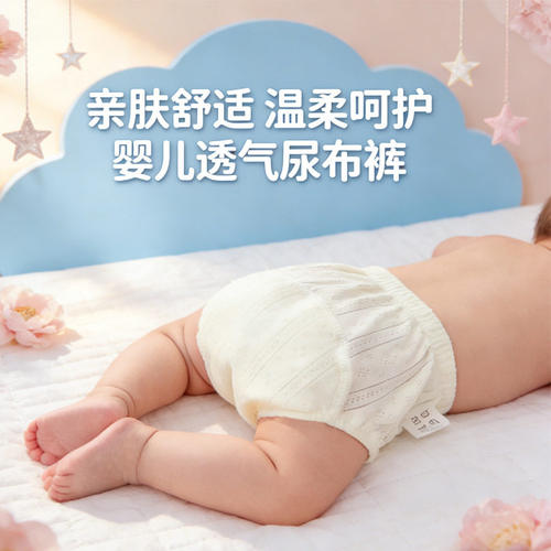 宝宝训练裤防漏可洗内裤男女童尿布裤防水婴儿如厕学习裤隔尿裤夏