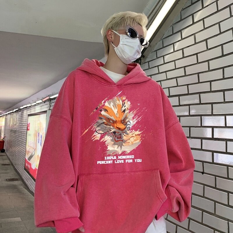 LF7342P68秋冬款直播品质棉卫衣2023水洗连帽卫衣男士落肩款,男装卫衣,星座510A-6
