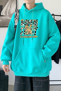 L2541P48秋冬新款卫衣男装宽松港风日系外套连帽衣服宽松卫衣图片