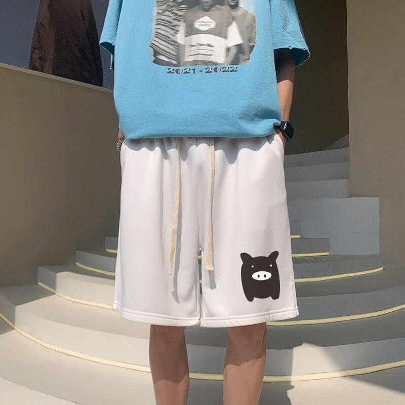 DD3680P28宽松短裤潮牌运动休闲五分裤男夏短裤韩版潮流ins港风,男装休闲裤,星座510A-6