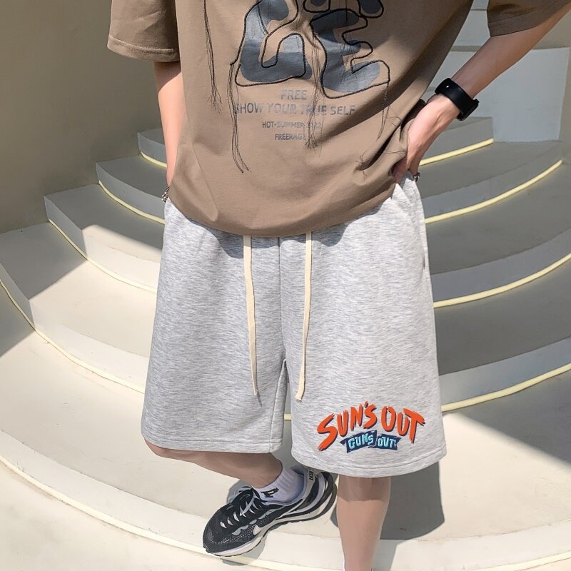 DD3681P28宽松短裤潮牌运动休闲五分裤男夏短裤韩版潮流ins港风,男装休闲裤,星座510A-6