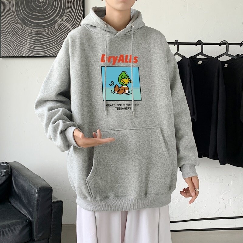 L2489P48秋季上新休闲连帽百搭韩潮外套卫衣男情侣装连帽卫衣,男装卫衣,星座510A-6