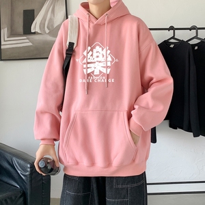 L2451P48秋装2021新款潮趣印花学生潮流男女情侣连帽卫衣图片